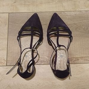 Boden Navy Blue Suede flats